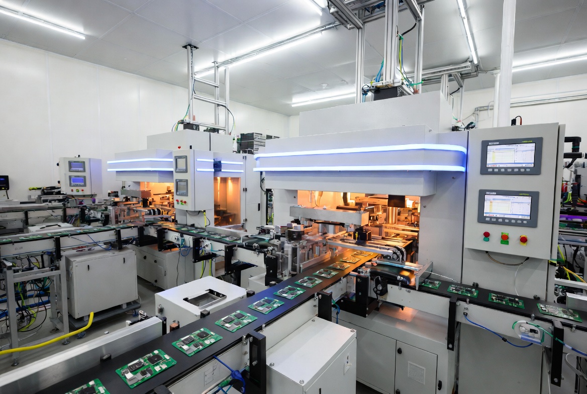 SMT line for PCBA production