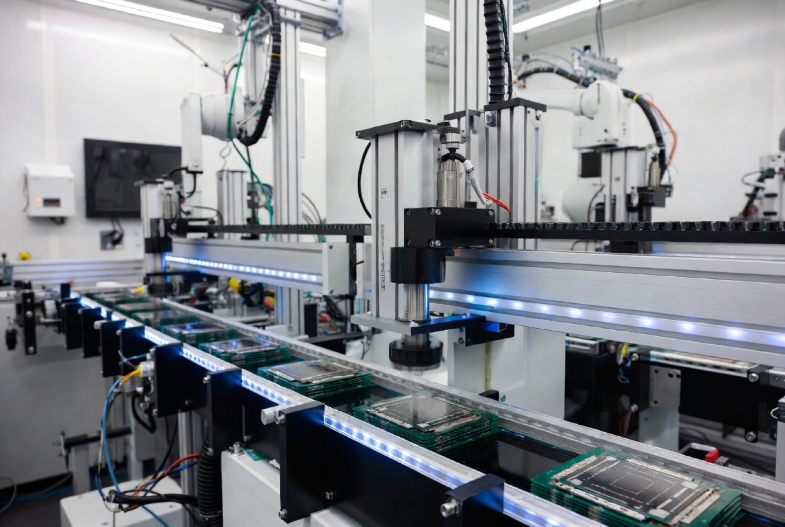 PCBA inspection and verification process on an automated inline station