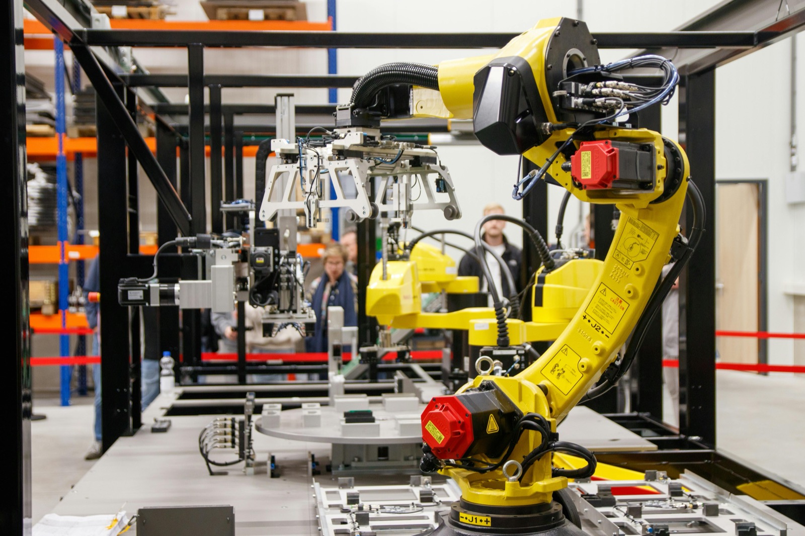 Industrial robot arm used in advanced automation systems